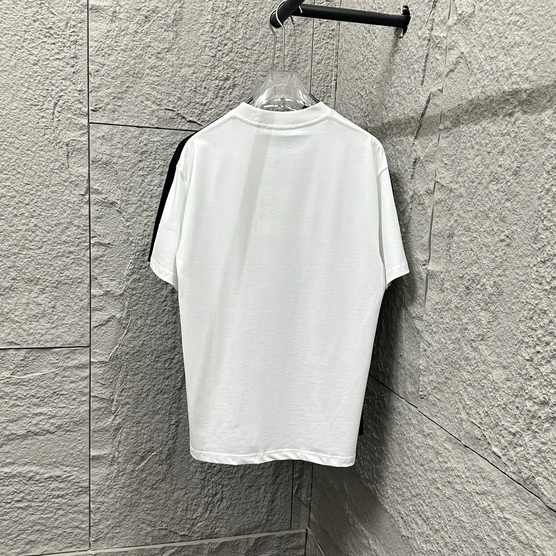Moncle* *2025 New Arrival Classic T Same Style ：Black White Size： S （90-130 ） M （120-150 ） L （140-165 ） XL （160-180 ） XXL （180-210 ）